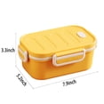 thumbnail image 3 of KITTEHIGM Student And Chilren Lunch Box, 1000 ML 3-Compartment 2 Layer Bento Lunch Box For Kids, Lunch Containers For Adults Come, Leak Proof, Microwaveable Feature, 3 of 7