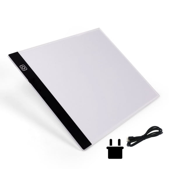 AMERTEER A4 LED Copy Board Tattoo Stencil Super Thin Light Box Drawing Pad Tracing Table USB Cable