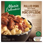 Marie Callender’s Pulled Porque Mac & Bol de fromage - Mac crémeux & Fromage garni de porc pulvérisé mélangé avec Kansas City Style BBQ Sauce - Pas de saveurs ou de couleurs artificielles, Porque pulvérisée Mac & Fromage
