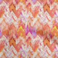 thumbnail image 1 of oneOone Velvet Orange Fabric Swirl & Mandala Craft Projects Decor Fabric Printed By The Yard 58 Inch Wide, 1 of 4