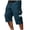 bleu, variante sur Shorts Cargo pour Hommes sous le Genou Légers Shorts Longs Pantalons Courts de Travail Poches