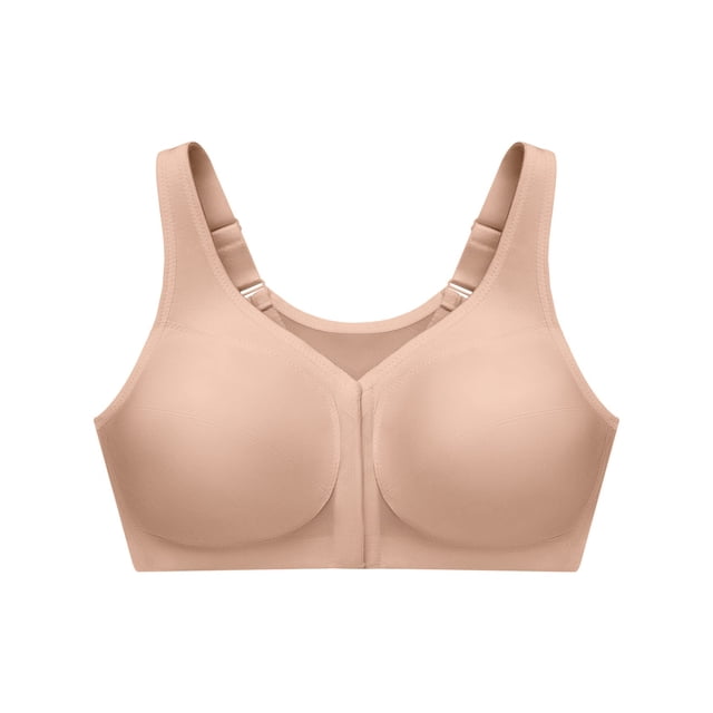 Women's Glamorise 1265 Magic Lift with Posture Back Support Bra (Cafe 40DD)