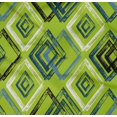 thumbnail image 5 of oneOone Cotton Poplin Twill Light Green Fabric Geometric Craft Projects Decor Fabric Printed By The Yard 56 Inch Wide, 5 of 5