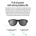 thumbnail image 3 of TUTT E8 Lunettes de Soleil Intelligentes Bluetooth / Assistance Vocale IA Appels et Musique / Protection UV HD / Anti-Lumière Bleue, 3 of 10