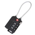 thumbnail image 2 of No Keys Steel Tsa Lock, Tsa21100 3-Digit Steel Wire Lock, For Travel Suitcase Luggage, 2 of 8