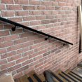 thumbnail image 4 of Hand Rail Bracket, Heavy Duty Stair Support for Home or Offices Stairways Handrail, Matte Black 6 Pack, 4 of 8