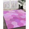 thumbnail image 3 of Ahgly Tapis Rectangulaire Lavable en Machine Intérieur Transitionnel Violet Violet, 2 Pieds x 5 Pieds, 3 of 7
