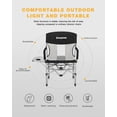 thumbnail image 3 of King Camp Portable Folding Directors Chair - Black, 3 of 7
