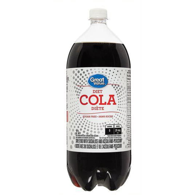 Great Value Bouteille de Cola Diète, 2L