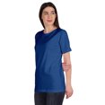 thumbnail image 4 of Inkmeso T-Shirt Basique à Col Rond pour Femmes, Manches Courtes, Coupe Régulière, Long Tee, Haut d'Entraînement, 4 of 8