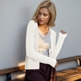thumbnail image 2 of Formal Cardigan Sweater Dresses for Women Thick Sweater Cardigan plus Size Short Cardigan Summer Sweaters for Women Open Front Light Sweaters for Women Open Front Titanium Snap Cardigan Sweaters for, 2 of 4