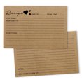 thumbnail image 1 of Inkdotpot 4x6 Inch Recipe Cards (Set of 50) , Thick Double Sided Premium Card Stock- Modern Style Kraft Recipe Notecards for Weddings- Bridal- Baby Shower - Classic Theme, 1 of 6
