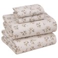 thumbnail image 1 of RUVANTI 100% Cotton Full Sheets, Percale Bedding Full Size Set, Twin Spring, 1 of 5