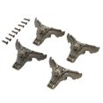 thumbnail image 4 of 4Pcs Jewelry Box Feet Tiger Feet Shape Zinc Alloy Sturdy Rustproof Corrosion Resistant Vintage Style Jewelry Box Legs, 4 of 14