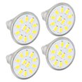 thumbnail image 1 of MR11 LED Bulb, 3W 12 LEDs 360 Degree Heat Dissipation No Flicker No Buzz Eye Protection, with Dual Needle Base, for Spotlights Ceiling Lights Track Lights, 1 of 7