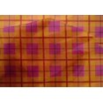 thumbnail image 4 of oneOone Cotton Silk Fabric Madras Check Print Sewing Fabric BTY 42 Inch Wide, 4 of 4