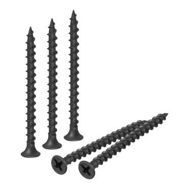 Unique Bargains M3.8x50mm 50Pack Phillips Drive Wood Screws, Carbon Steel Self Tapping Screws