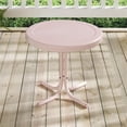 thumbnail image 2 of Pemberly Row Contemporary Metal Patio End Table in Pastel Pink, 2 of 6