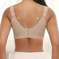 thumbnail image 5 of 2 Pieces Women Plus Size Push-Up Bras No Underwire T-Shirt Bralettes Ribbed Full Coverage Sports Everyday Bras Multicolor, 40/90BCD, 5 of 5