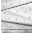 thumbnail image 3 of Soimoi Velvet Fabric Dot & Floral Artistic Decor Fabric Printed Yard 58 Inch Wide, 3 of 5