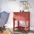 thumbnail image 3 of Ameriwood Home Table d'Appoint Franklin avec 2 Tiroirs en Terracotta, 3 of 11