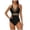 Black, variant on VBTAPA Womens One Piece Swimsuits Tummy Control V Neck Bathing Suits Sheer Mesh Swim Suits Full Coverage Swim Suit for Women Sales of Today White XXL