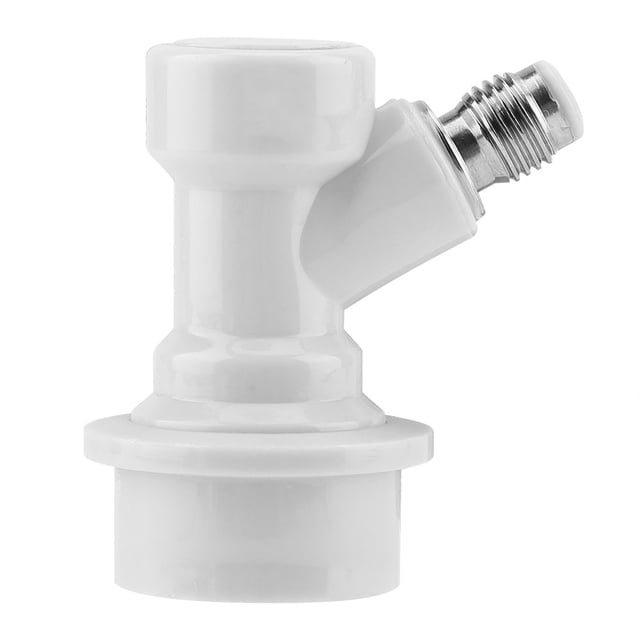 Ball Lock Disconnects Kit For Homebrew Beer Soda Corny Keg Liquid Connectors(White)