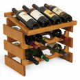 thumbnail image 2 of Wooden Mallet WRD42MO 12 Bottle Dakota Wine Rack with Display Top, 2 of 3