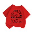 thumbnail image 3 of PMVFHDE Hauts Tendance pour Filles T-Shirts Tunique Graphique T-Shirt pour Fille T-Shirt pour Filles Hauts Manches Courtes Hauts Tube pour Filles Enfant Filles Mignon Graphique Col Rond T-Shirt Manches Courtes T-Shirt d'Été Rouge, 9-10 Ans, 3 of 5