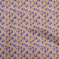 thumbnail image 1 of oneOone Rayon Violet Fabric Asian Fabric For Sewing Printed Craft Fabric By The Yard 56 Inch Wide, 1 of 5