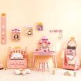 thumbnail image 3 of Gymax 3-Piece Kids Room Furniture Set Vanity Table Dressing Mirror Storage Bench Seat, 3 of 8