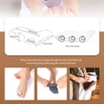 thumbnail image 1 of Ruiboury 6pcs Silica Gel Little Toe Cushions For Toe Straightening Improve Foot Health Portable Toe Separator 1Set, 1 of 6