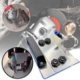 thumbnail image 2 of Binwennn Angle Digital Protractor Protractor Head Swing Arm Protractor Set Angle Grinder Chamferer Stainless Steel Model 100 Angle Grinder With Base Plate Chamfer Cutting Stand Portable Tile Cutting, 2 of 8