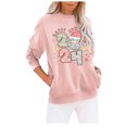 thumbnail image 1 of Amzcrzy Chandails pour Femmes Chandail de Noël Mode Chandail Décontracté pour Femmes à Manches Longues Col Rond Chandail pour Dames Blouse à Poche Chandails pour Femmes Chandails et Chandails à Capuchon pour Femmes 2TG, 1 of 3