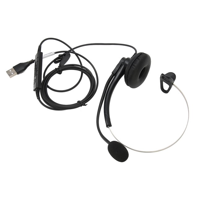 Customer Service Headset,Single Ear Wired Headset Call Center Headset Single Ear Wired Headset Eco-Friendly Materials