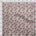 thumbnail image 4 of oneOone Tissu Popeline de Coton Sergé Rose Floral Rétro Matériel de Robe Tissu Imprimé Tissu au Mètre 56 Pouces de Large, 4 of 5
