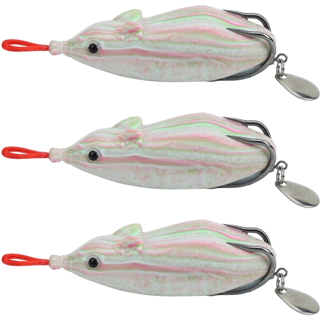 Haofy 3 Pcs Leurres Têtes de Serpent Artificiels de Simulation à Paillettes pour Conversion Leurres Appâts Matériel de Pêche