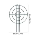 thumbnail image 3 of Binwennn Trendy Clips Garden Climbing Frame Green Grid Support Peony Support Frame Flower Pot Frame Horticultural Fixing Rod， Support Garden Flower Stakes And Support For Climbing Vegetable, 3 of 8