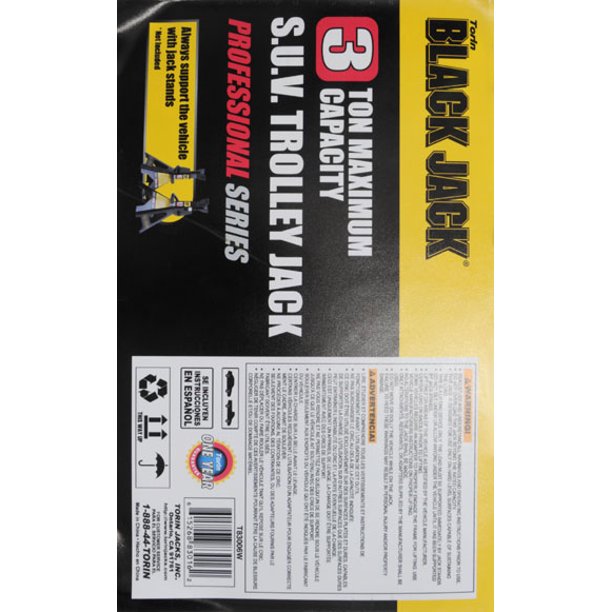BLACK JACK Blackjack 3 Ton Suv Service Jack