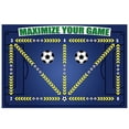 thumbnail image 2 of Birdeem Football Training Mat Football Footstep Training Floor Mat Diatom Mud Indoor Sound Insulation Fitness Mat Sports Control Ball Step Footwork Performnce Mat, 2 of 12