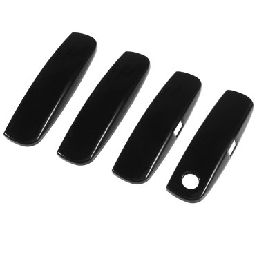 Unique Bargains 4pcs Front Rear Glossy Black Door Handle Trim Cover for Dodge Charger 2011-2021
