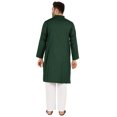 thumbnail image 4 of Atasi Ensemble Kurta Pyjama 2 Pcs pour Homme, Col Henley, Kurta Long Décontracté, 4 of 7