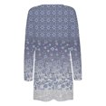 thumbnail image 5 of CEHVOM Cardigan à Imprimé Floral pour Femmes, Mode Décontractée, avec Poches, Manches Longues, Liquidation, 5 of 5