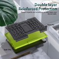thumbnail image 4 of Pour Étui pour Tablette F I R E HD 10 2021, Étui de Protection Robuste à Double Couche Antichoc Résistant aux Impacts avec Béquille Compatible avec Fire HD 10 Case & 10 Plus 11th Generation Not For IPad 10.1, 4 of 7