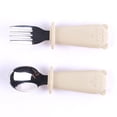 thumbnail image 1 of BKER Stainless Steel Fork Spoon Set With Silicone Handle Durable Tableware For Kitchen Dining Camping Travel Picnic BBQ Party, 1 of 4
