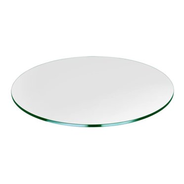 Dulles Glass 36 Inch Round ¼ Inch Thick Tempered Glass Table Top