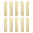 thumbnail image 2 of Tenor Saxophone Reeds, 10Pcs Rich Sound Non Deform Tenor Saxophone Reeds Set Bb Key Sax Replacement Parts with Plastic Box, 2 of 7