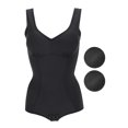 thumbnail image 1 of Femmes Taille Trainer Ventre Contrôle Body Slimming Body Shapewear avec Soutien-Gorge (Noir) L, 1 of 14