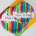 thumbnail image 2 of Unique Industries' Rainbow Ribbon 7" Paper Plates, 8ct, 2 of 2