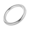 thumbnail image 4 of Redempat Solid 304 Stainless Steel Webbing Strapping Craft DIY Welded O Ring Silver 49x12mm 1Set, 4 of 6